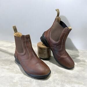 Tredstep Ireland Liffey Pull On Mahogany Chelsea Country Ankle Boots Women’s 10